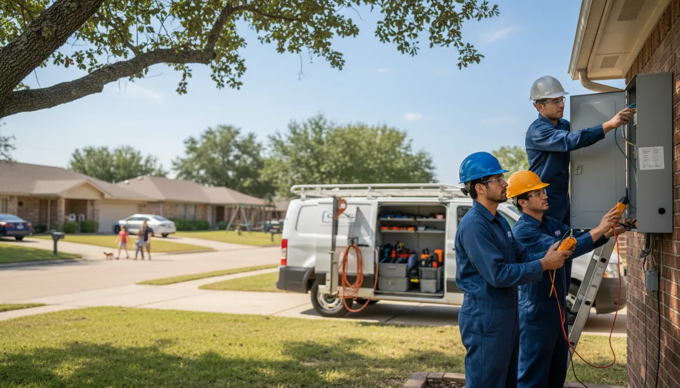 Certified electrician providing emergency electrical services in Minden, LA